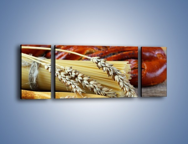 Obraz na płótnie – Chleb pszenno-kukurydziany – trzyczęściowy JN090W5