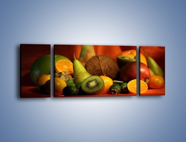 Obraz na płótnie – Owocowy stół – trzyczęściowy JN250W5