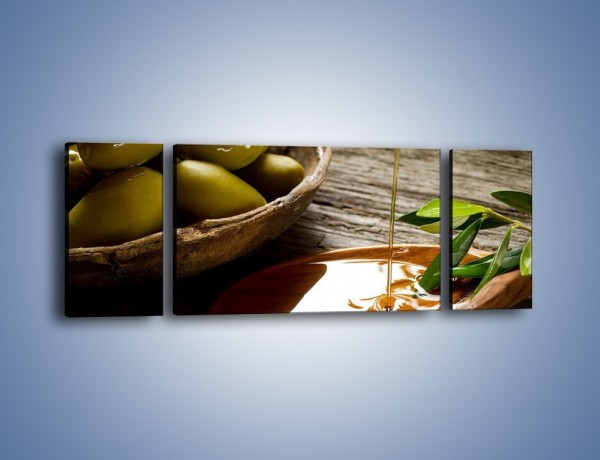 Obraz na płótnie – Bogactwa wydobyte z oliwek – trzyczęściowy JN270W5