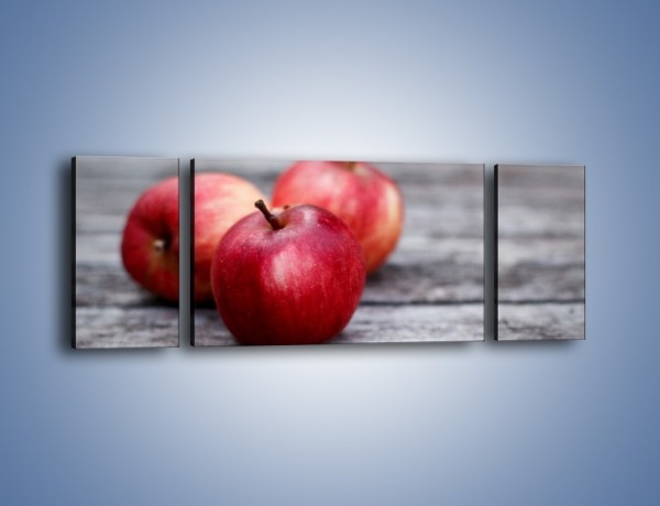 Obraz na płótnie – Jabłkowe zdrowie – trzyczęściowy JN296W5