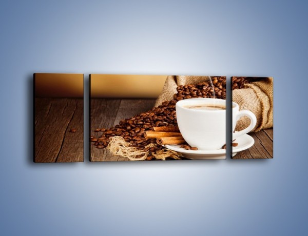 Obraz na płótnie – Zaproszenie na pogaduchy przy kawie – trzyczęściowy JN320W5