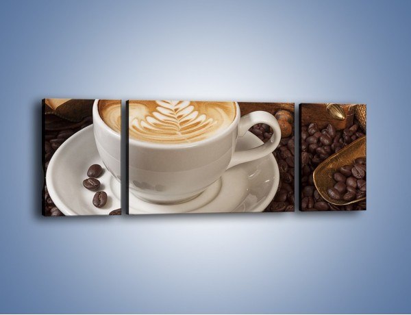 Obraz na płótnie – Czas na kawę – trzyczęściowy JN353W5