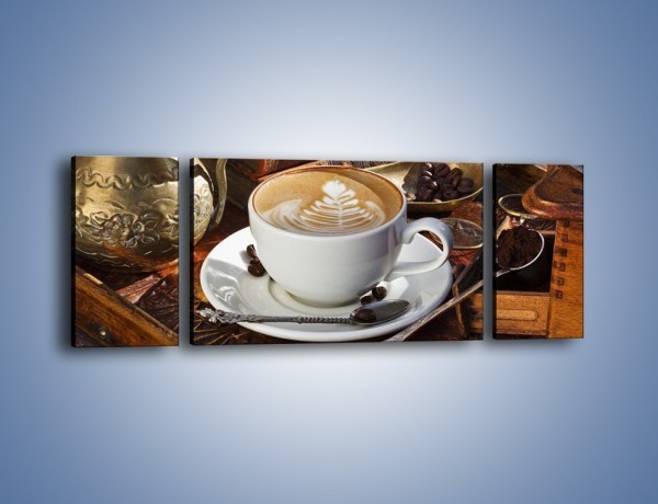 Obraz na płótnie – Wspomnienie przy kawie – trzyczęściowy JN377W5
