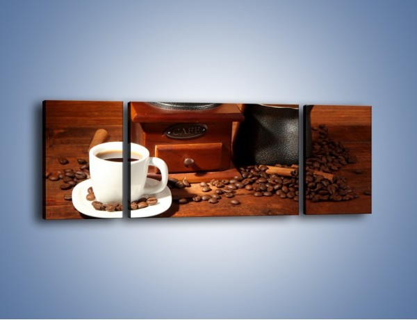 Obraz na płótnie – Młynek do kawy – trzyczęściowy JN437W5