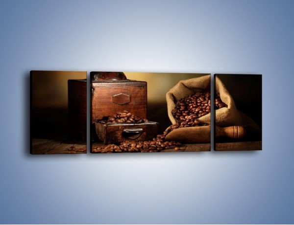 Obraz na płótnie – Kawa dobrze przechowywana – trzyczęściowy JN476W5