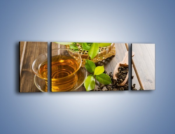 Obraz na płótnie – Herbata mięta i nie tylko – trzyczęściowy JN592W5