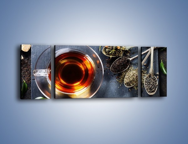 Obraz na płótnie – Herbata i inne dodatki – trzyczęściowy JN596W5