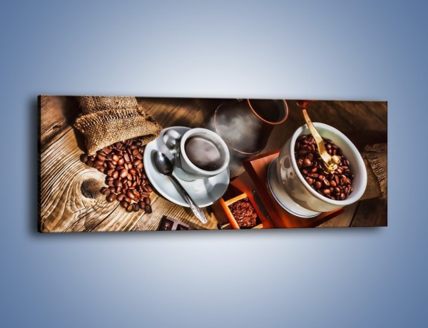 Obraz na płótnie – Smaki kawy dla dorosłych – jednoczęściowy panoramiczny JN313