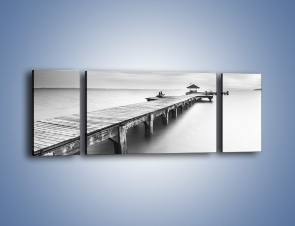 Obraz na płótnie – Most w sepii – trzyczęściowy KN1355AW5