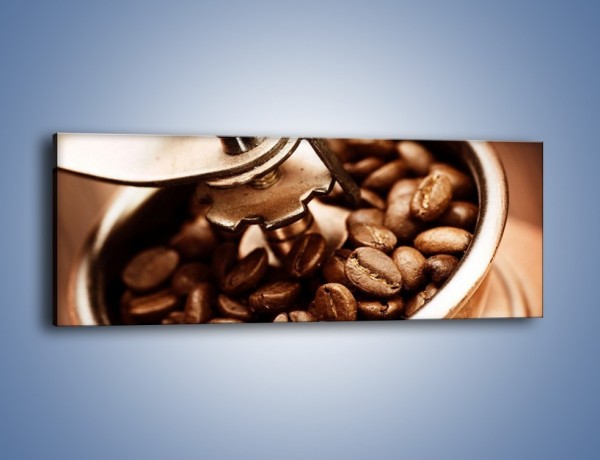 Obraz na płótnie – Kawa w młynku – jednoczęściowy panoramiczny JN361