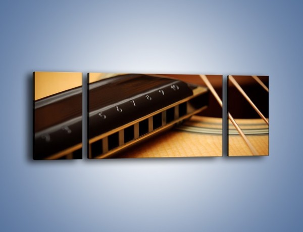 Obraz na płótnie – Instrumenty z drewna – trzyczęściowy O108W5