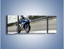 Obraz na płótnie – Yamaha R6 – trzyczęściowy TM045W5