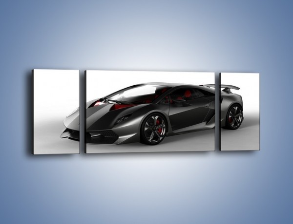 Obraz na płótnie – Lamborghini Sesto Elemento Concept – trzyczęściowy TM060W5