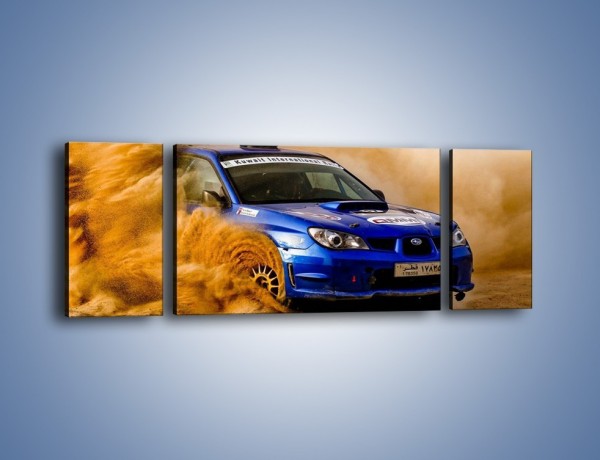 Obraz na płótnie Subaru WRX STI na pustyni