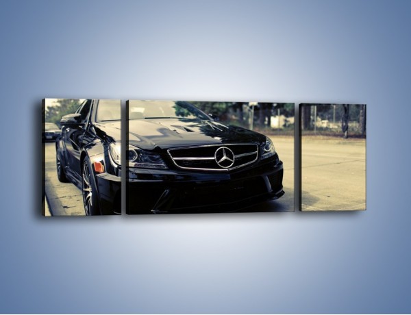 Obraz na płótnie – Mercedes-Benz C 63 AMG Coupe – trzyczęściowy TM109W5
