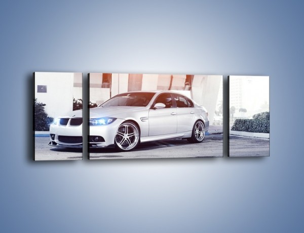 Obraz na płótnie – BMW 3 E90 – trzyczęściowy TM112W5