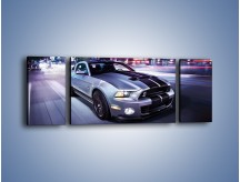 Obraz na płótnie – Ford Mustang Shelby GT500 na ulicy – trzyczęściowy TM120W5