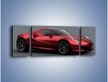 Obraz na płótnie – Alfa Romeo 4C Coupe – trzyczęściowy TM140W5