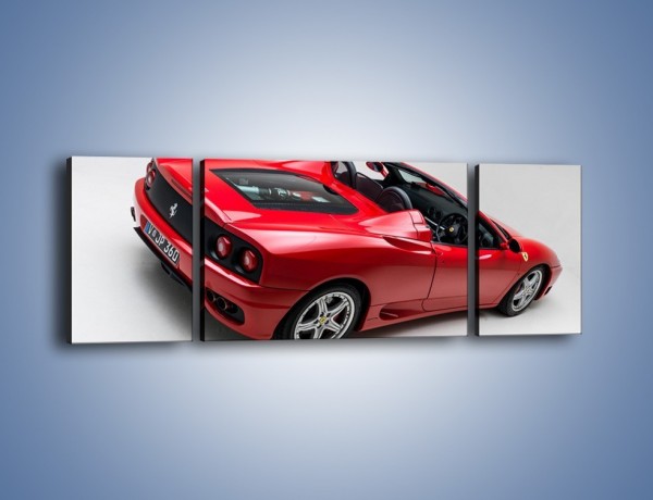 Obraz na płótnie – Ferrari 360 Spider – trzyczęściowy TM182W5