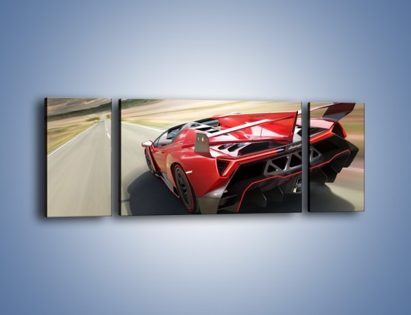 Obraz na płótnie – Lamborghini Veneno Roadster – trzyczęściowy TM211W5