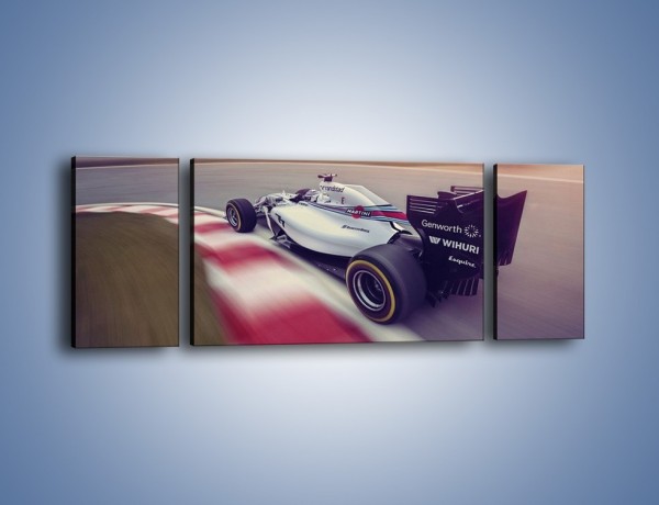 Obraz na płótnie – Formula 1 Williams Martini Racing – trzyczęściowy TM212W5