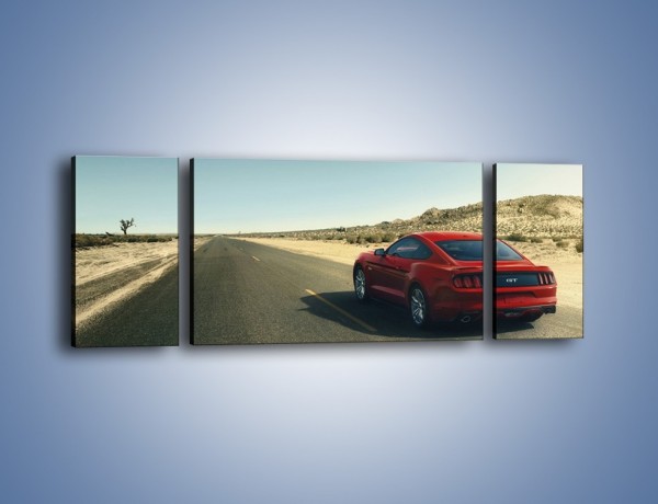 Obraz na płótnie – Ford Mustang GT 2022 – trzyczęściowy TM229W5
