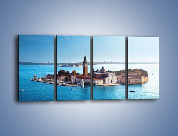 Obraz na płótnie – Wyspa San Giorgio Maggiore – czteroczęściowy AM380W1