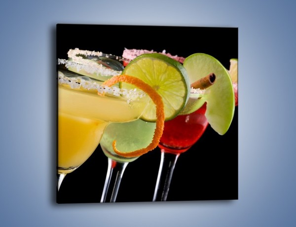 Obraz na płótnie – Drinki z dodatkiem owoców – jednoczęściowy kwadratowy JN101