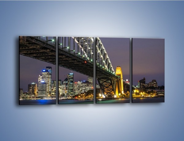 Obraz na płótnie – Sydney Harbour Bridge – czteroczęściowy AM803W1