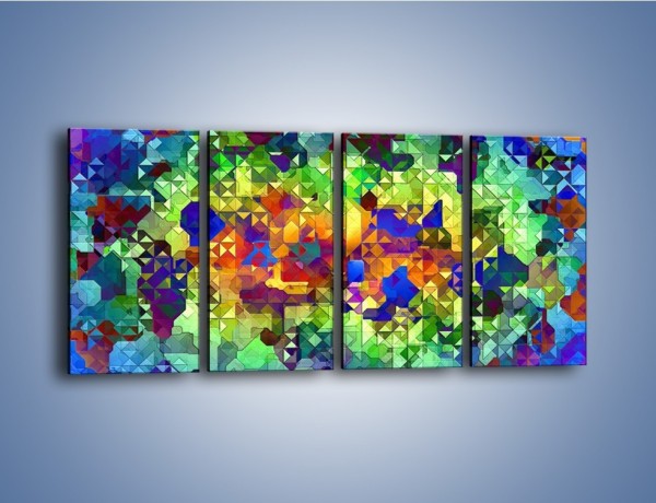 Obraz na płótnie – Mozaika w kolorze – czteroczęściowy GR373W1