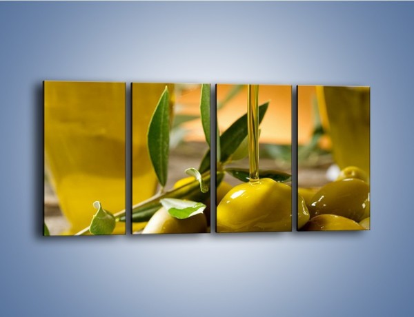 Obraz na płótnie – Oliwa z oliwek – czteroczęściowy JN195W1