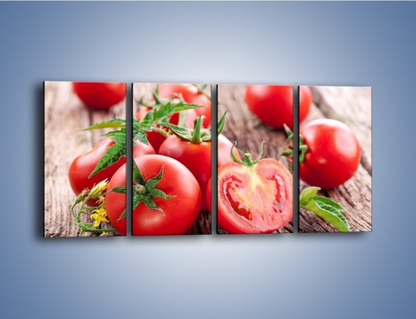 Obraz na płótnie – Pomidorowa uczta – czteroczęściowy JN201W1