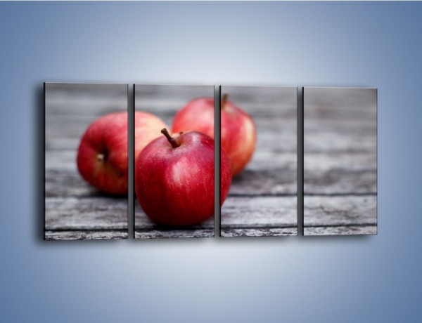 Obraz na płótnie – Jabłkowe zdrowie – czteroczęściowy JN296W1