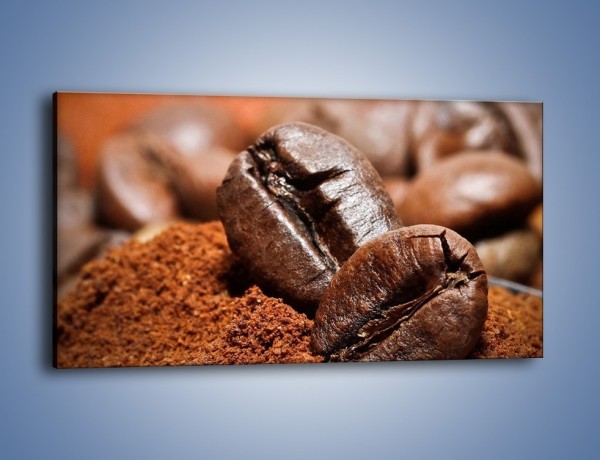 Obraz na płótnie – Zakopane ziarna kawy – jednoczęściowy panoramiczny JN563