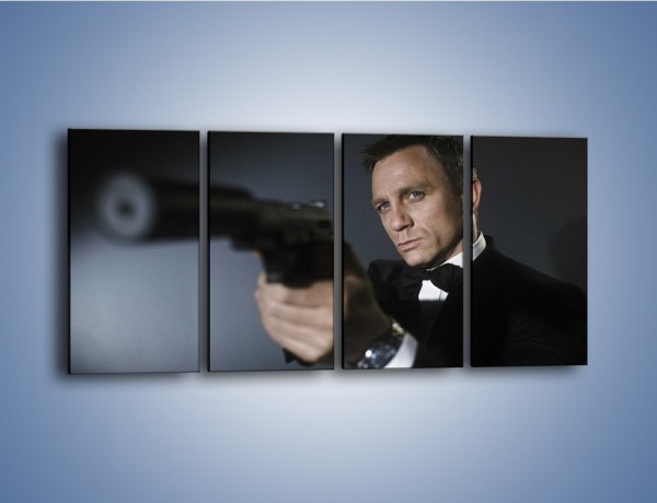 Obraz na płótnie – Bond. james bond – czteroczęściowy L239W1