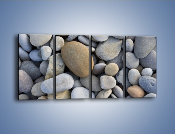 Obraz na płótnie – Kamienie duże i małe – czteroczęściowy O006W1