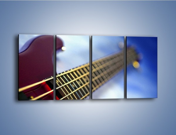 Obraz na płótnie – Gitara z bliska – czteroczęściowy O088W1