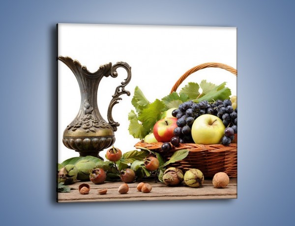 Obraz na płótnie – Orzechowo-owocowy mix – jednoczęściowy kwadratowy JN203