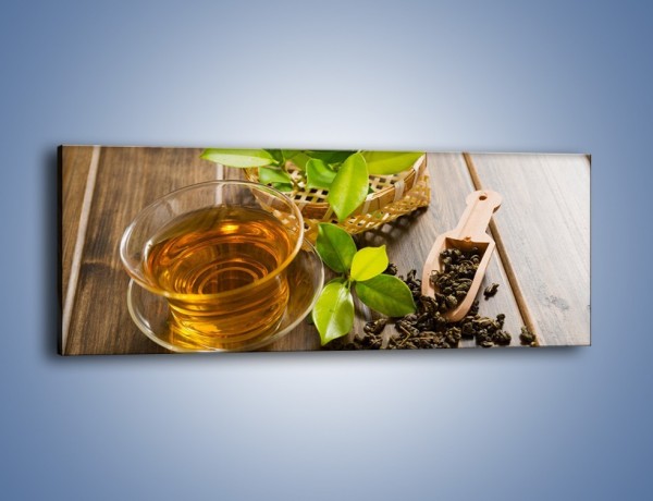 Obraz na płótnie – Herbata mięta i nie tylko – jednoczęściowy panoramiczny JN592