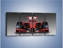 Obraz na płótnie – Scuderia Ferrari Formula 1 – czteroczęściowy TM061W1