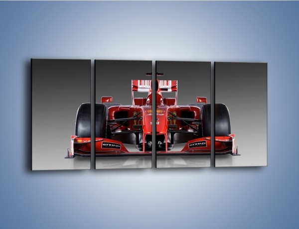 Obraz na płótnie – Scuderia Ferrari Formula 1 – czteroczęściowy TM061W1
