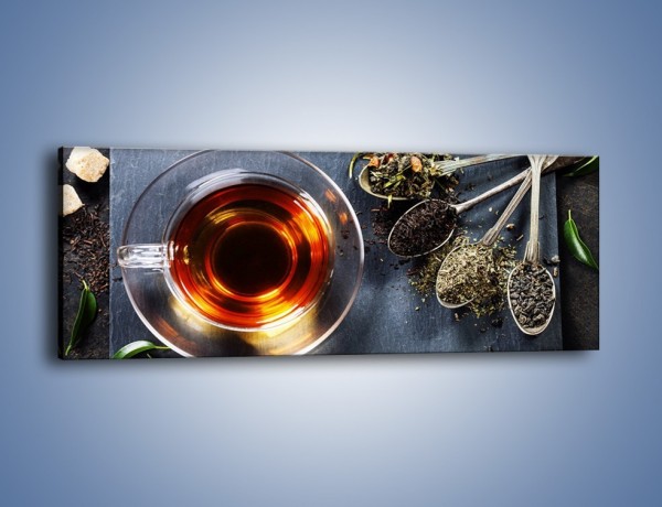 Obraz na płótnie – Herbata i inne dodatki – jednoczęściowy panoramiczny JN596
