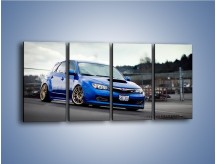 Obraz na płótnie – Subaru Impreza STI – czteroczęściowy TM103W1