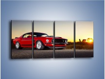 Obraz na płótnie – Ford Boss 302 Mustang – czteroczęściowy TM170W1