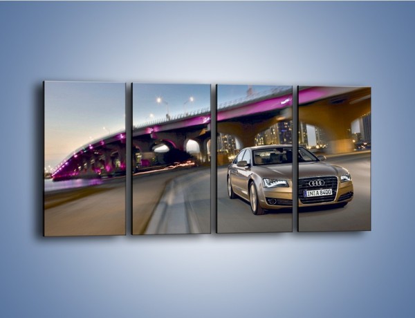 Obraz na płótnie – Audi A8 – czteroczęściowy TM188W1