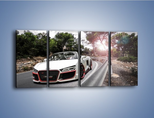 Obraz na płótnie – Audi R8 V10 Spyder – czteroczęściowy TM209W1