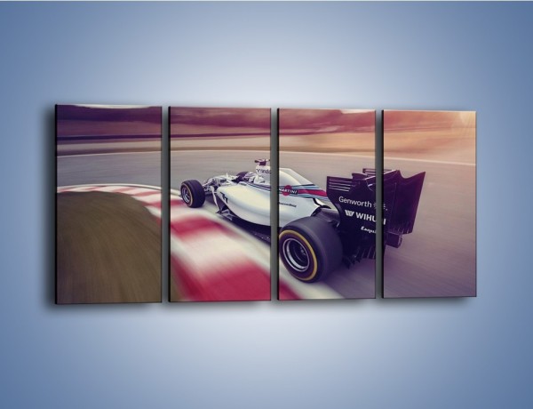 Obraz na płótnie – Formula 1 Williams Martini Racing – czteroczęściowy TM212W1