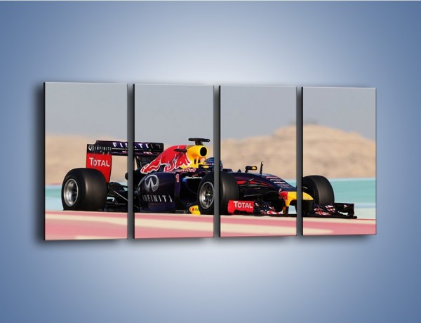 Obraz na płótnie – F1 Infiniti Red Bull – czteroczęściowy TM241W1