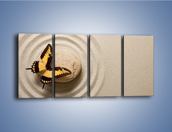 Obraz na płótnie – Samotność motyla – czteroczęściowy Z223W1