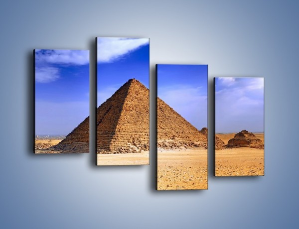 Obraz na płótnie – Piramida egipska – czteroczęściowy AM099W2